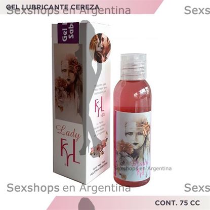 Gel lubricante aroma a cereza 75cc